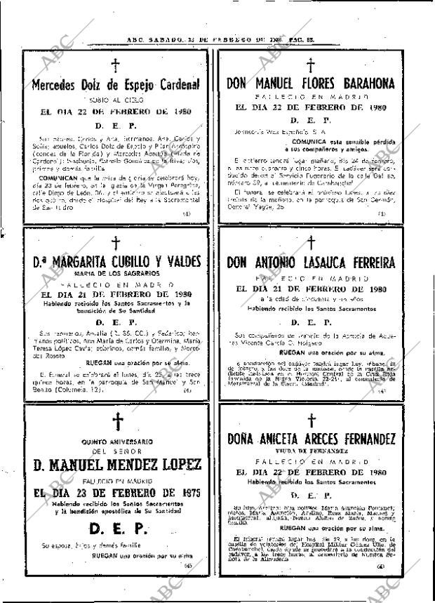 ABC MADRID 23-02-1980 página 70