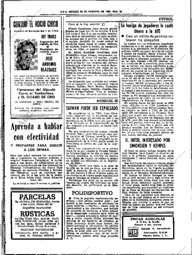 ABC SEVILLA 29-02-1980 página 50