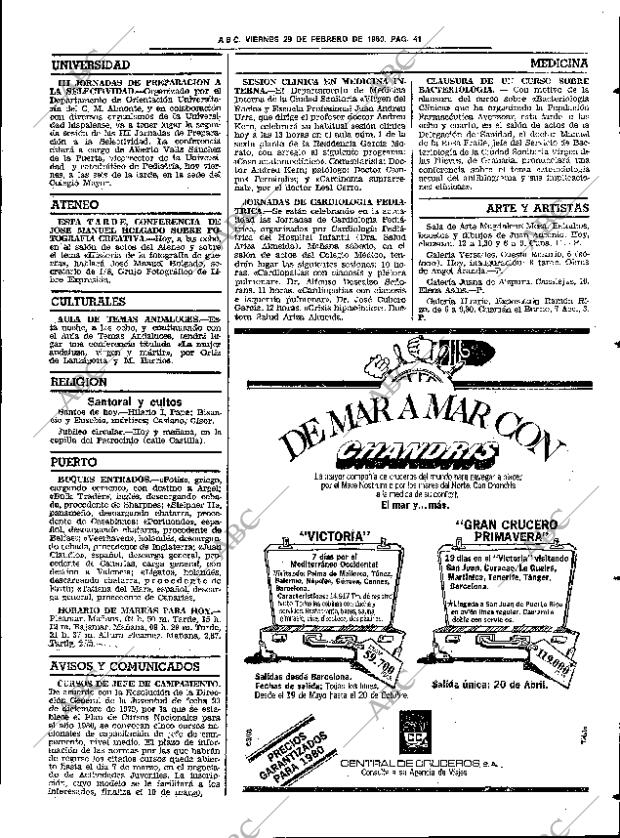 ABC SEVILLA 29-02-1980 página 53