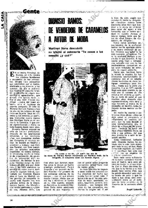 BLANCO Y NEGRO MADRID 05-03-1980 página 70