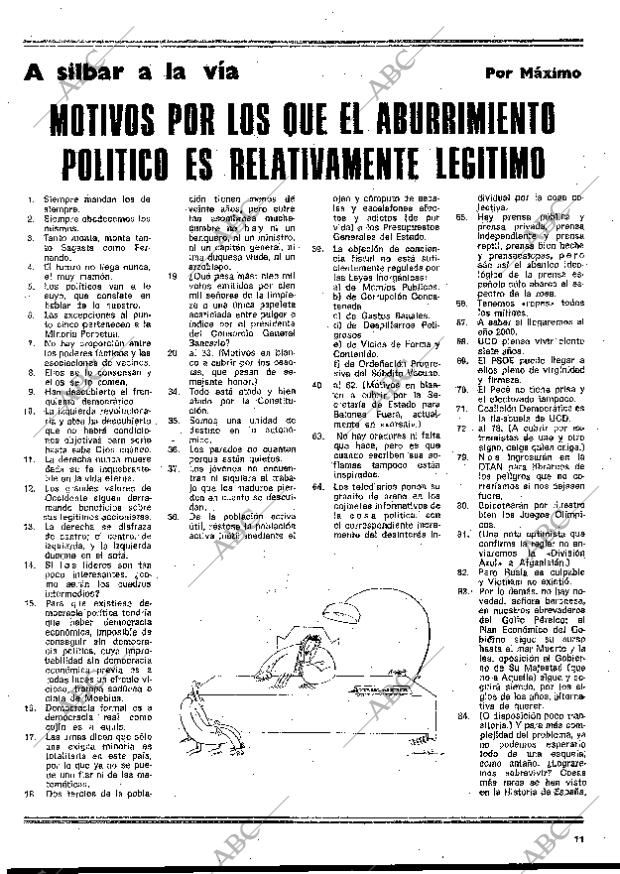 BLANCO Y NEGRO MADRID 19-03-1980 página 11