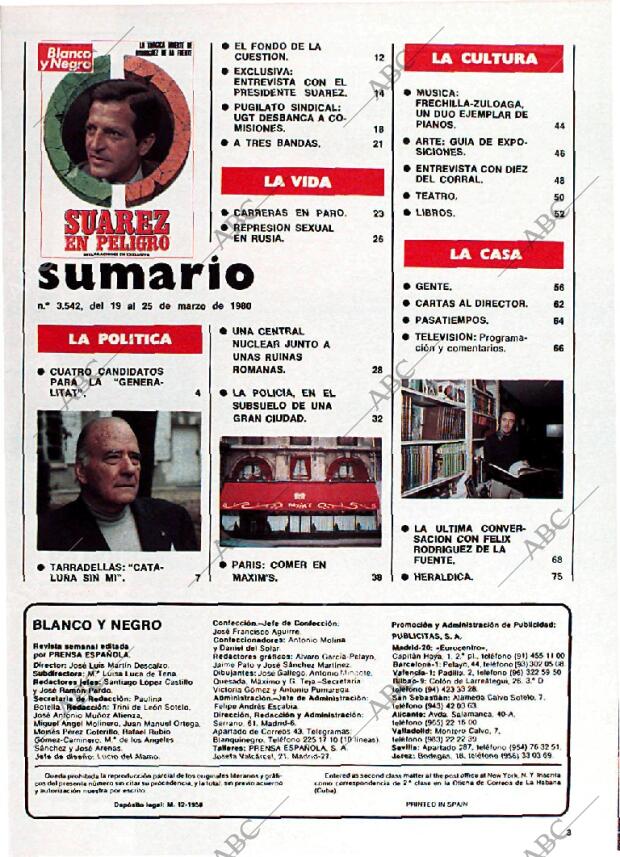 BLANCO Y NEGRO MADRID 19-03-1980 página 3