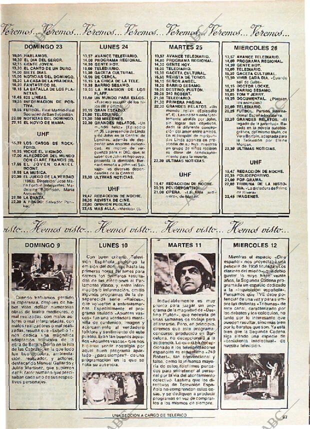 BLANCO Y NEGRO MADRID 19-03-1980 página 67