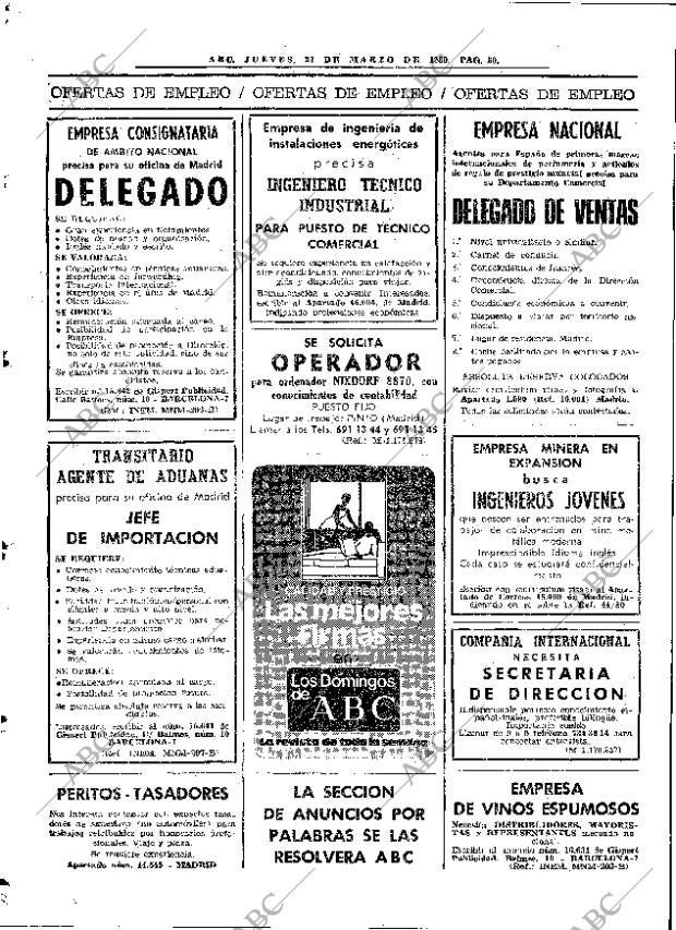 ABC MADRID 27-03-1980 página 58