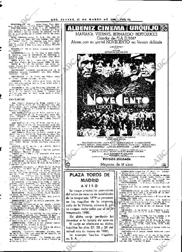 ABC MADRID 27-03-1980 página 72