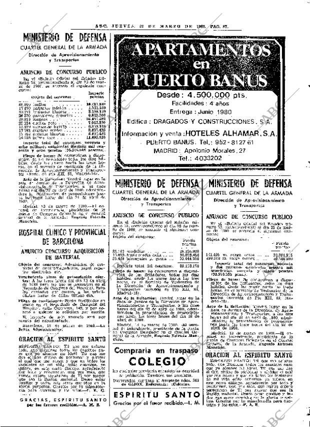 ABC MADRID 27-03-1980 página 95