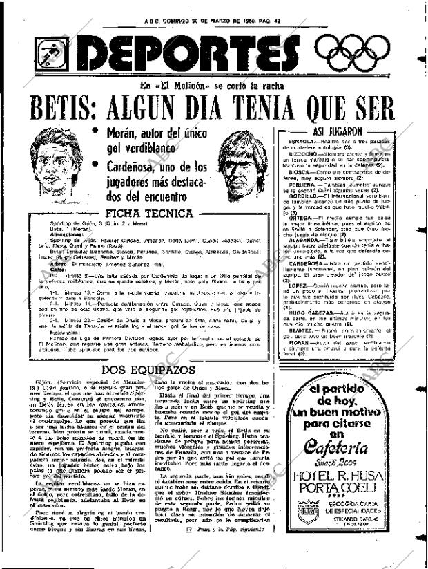 ABC SEVILLA 30-03-1980 página 65