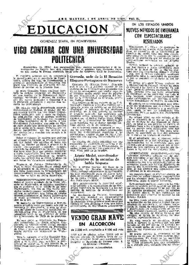 ABC MADRID 01-04-1980 página 29