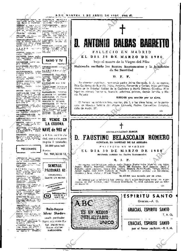 ABC MADRID 01-04-1980 página 75