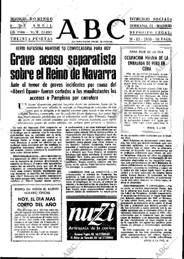 ABC MADRID 06-04-1980 página 13