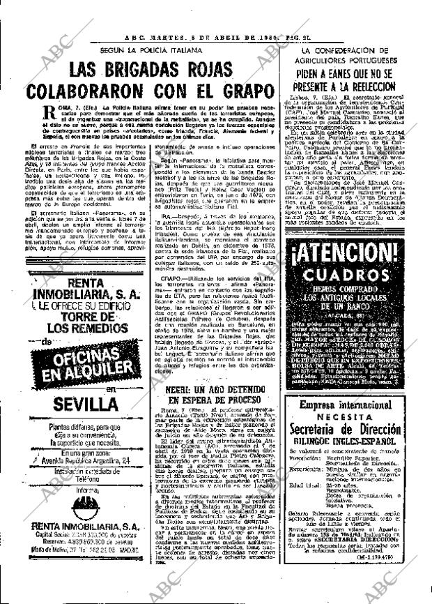 ABC MADRID 08-04-1980 página 41