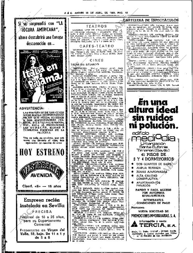 ABC SEVILLA 10-04-1980 página 58