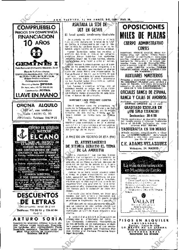 ABC MADRID 11-04-1980 página 26