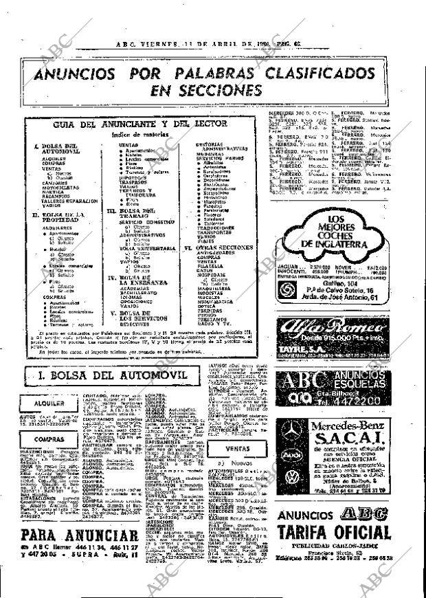 ABC MADRID 11-04-1980 página 82