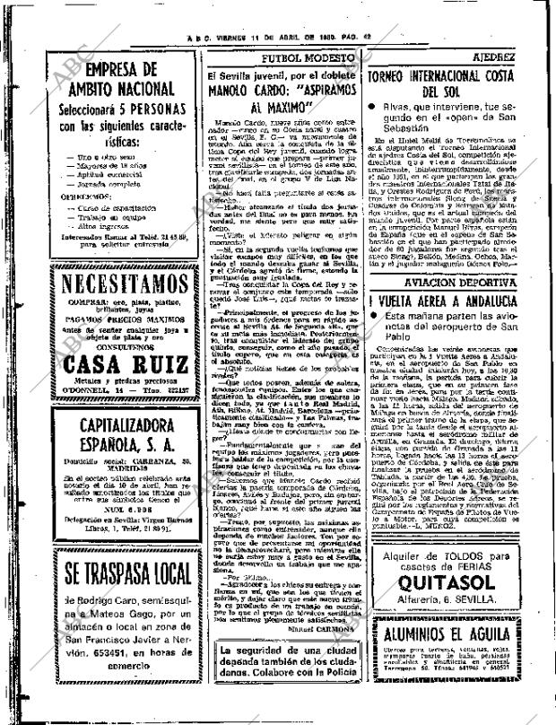 ABC SEVILLA 11-04-1980 página 58