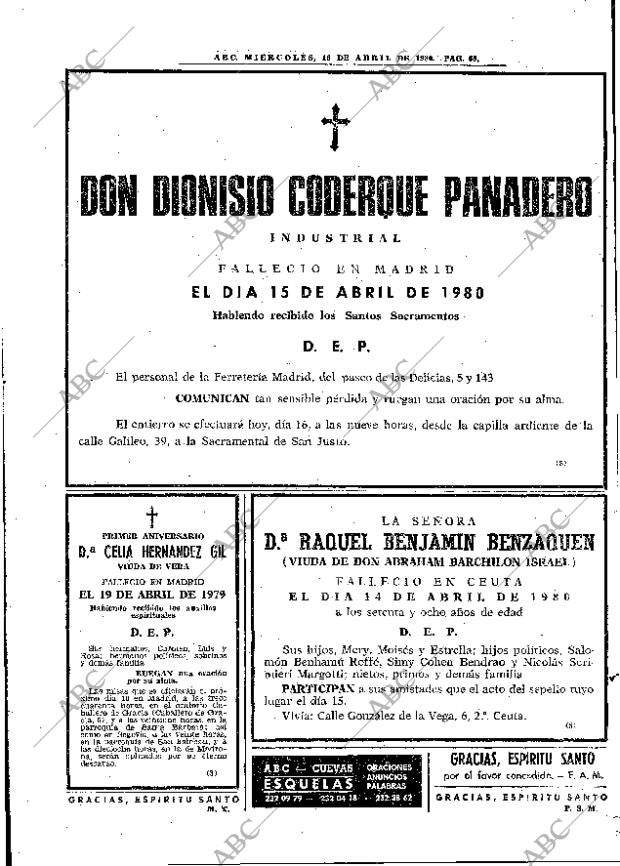 ABC MADRID 16-04-1980 página 81