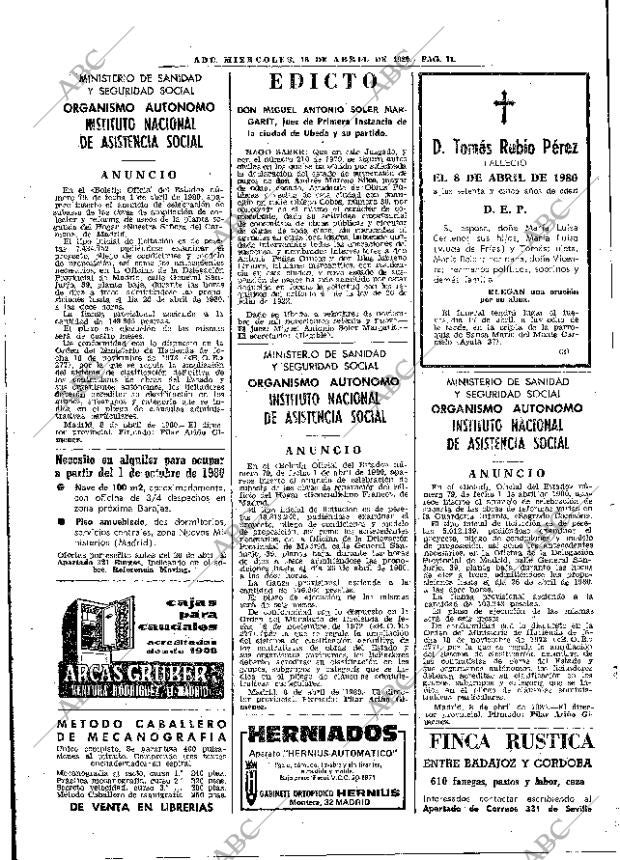 ABC MADRID 16-04-1980 página 83