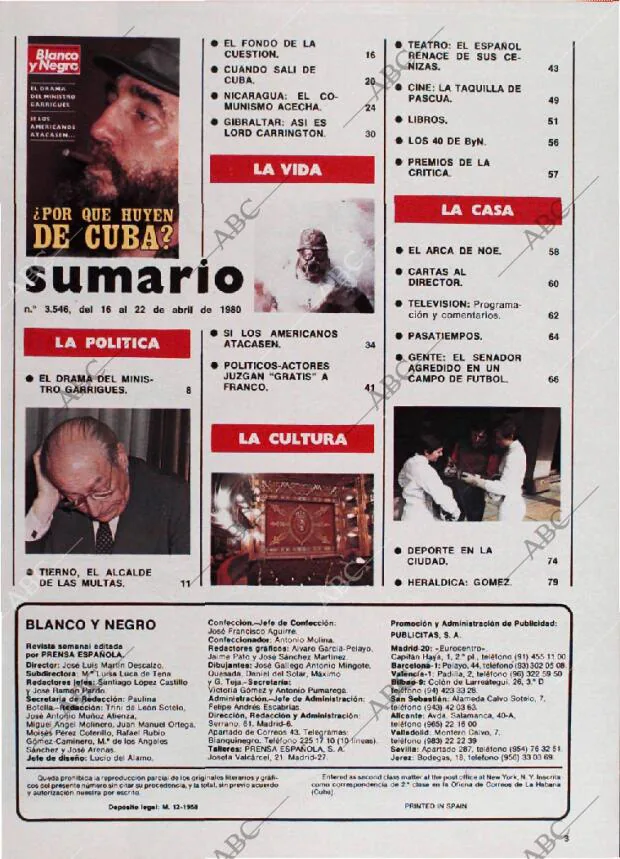 BLANCO Y NEGRO MADRID 16-04-1980 página 3