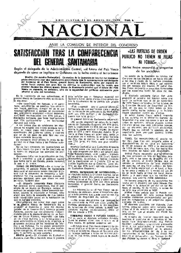 ABC MADRID 17-04-1980 página 16