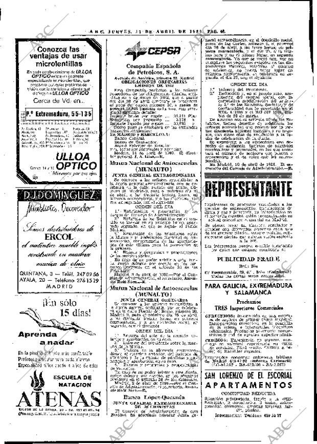 ABC MADRID 17-04-1980 página 52