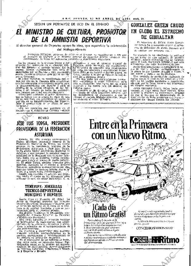 ABC MADRID 17-04-1980 página 61