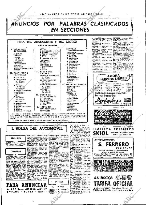 ABC MADRID 17-04-1980 página 74