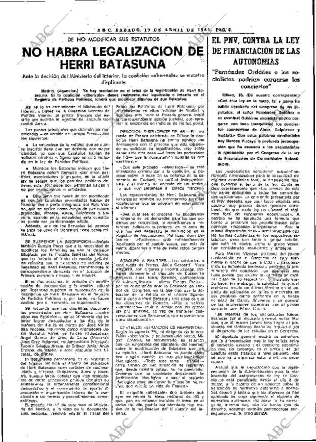 ABC MADRID 19-04-1980 página 18