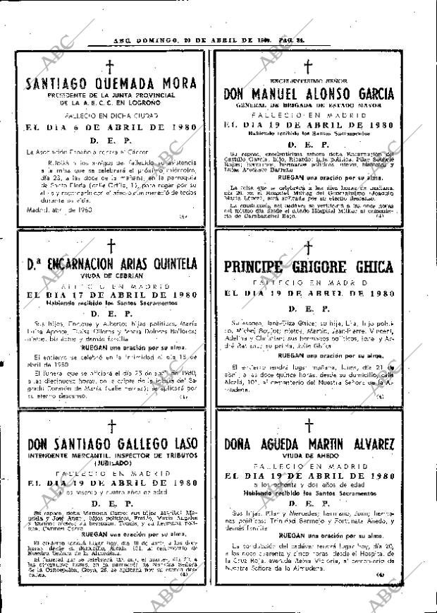 ABC MADRID 20-04-1980 página 100