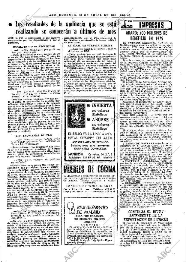 ABC MADRID 20-04-1980 página 58