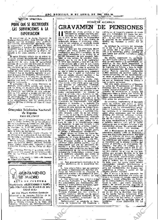 ABC MADRID 20-04-1980 página 60