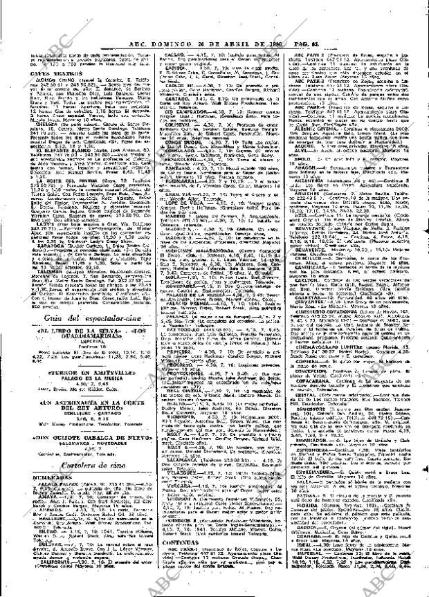 ABC MADRID 20-04-1980 página 81