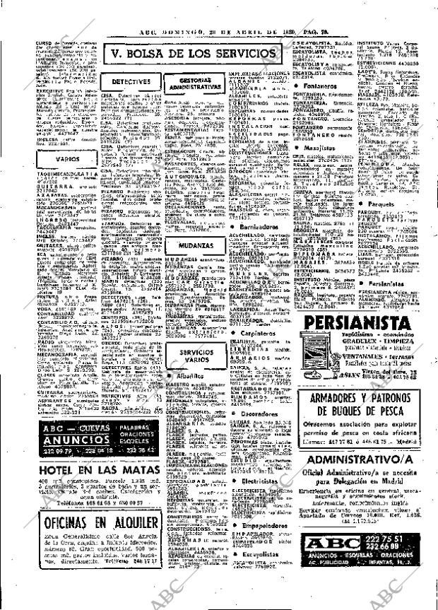 ABC MADRID 20-04-1980 página 95
