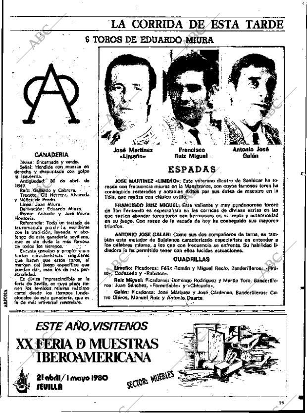 ABC SEVILLA 27-04-1980 página 81