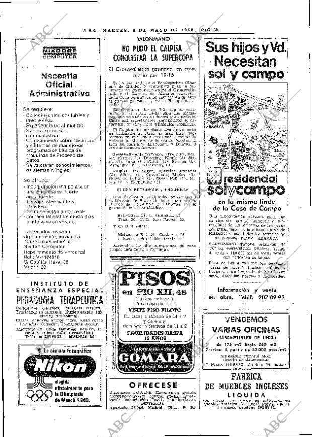 ABC MADRID 06-05-1980 página 84