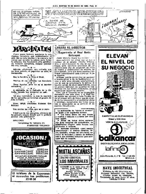 ABC SEVILLA 13-05-1980 página 51