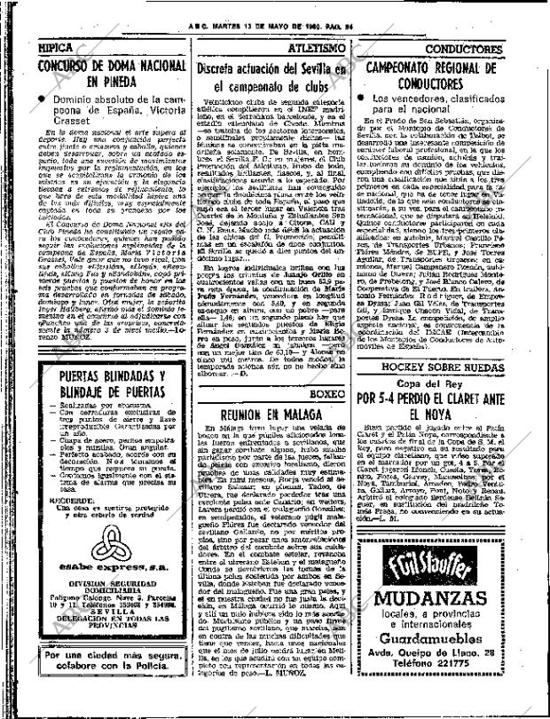 ABC SEVILLA 13-05-1980 página 74