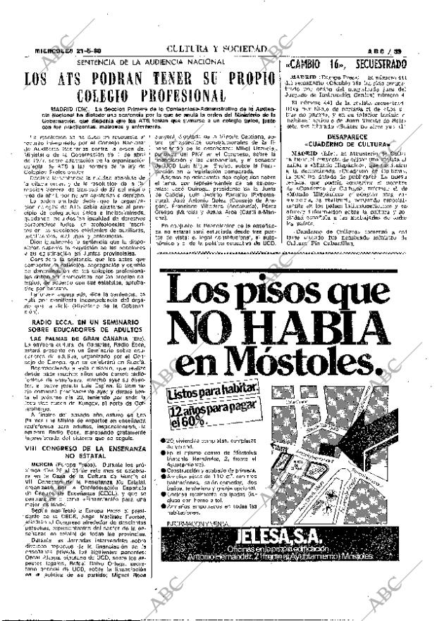 ABC MADRID 21-05-1980 página 55