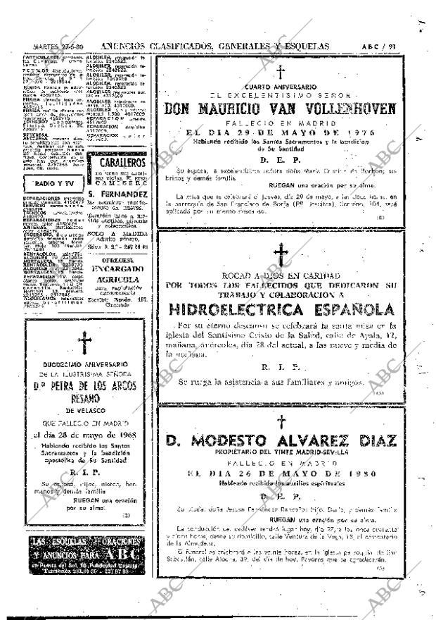 ABC MADRID 27-05-1980 página 107