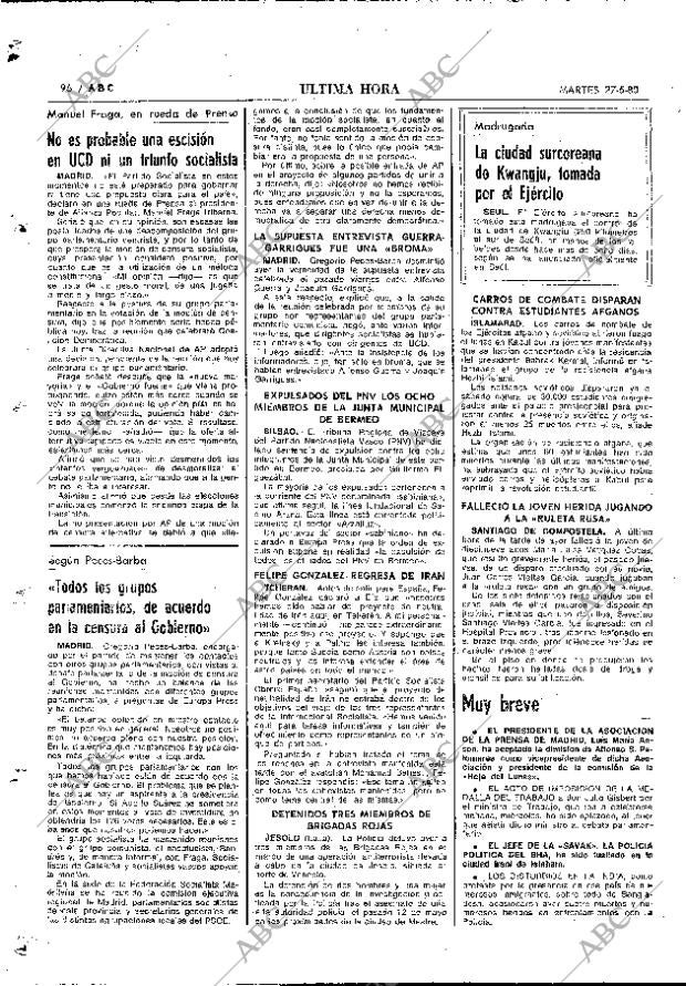 ABC MADRID 27-05-1980 página 112