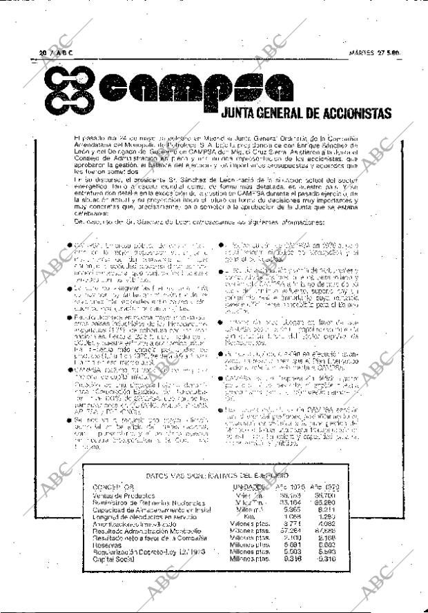ABC MADRID 27-05-1980 página 36