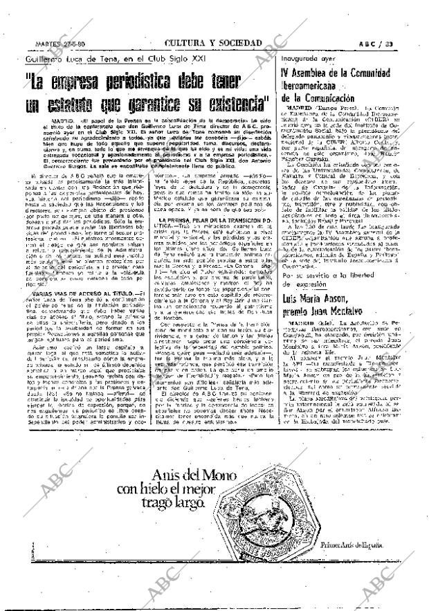 ABC MADRID 27-05-1980 página 49