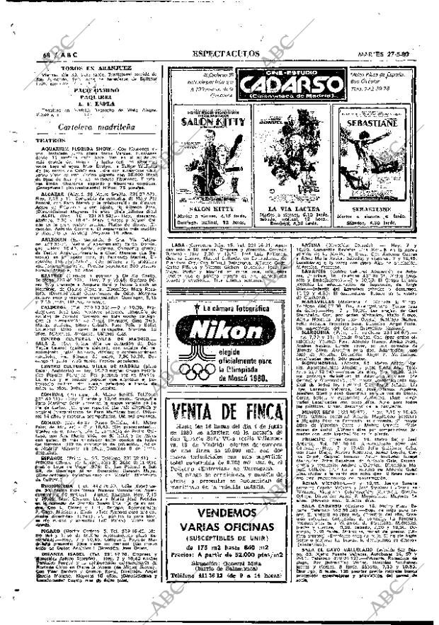 ABC MADRID 27-05-1980 página 84