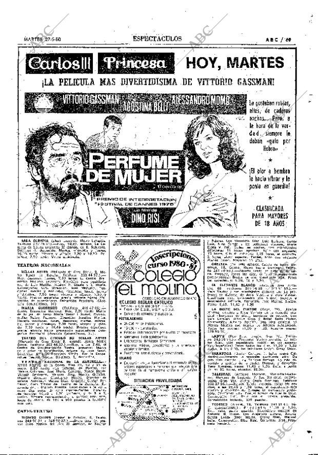 ABC MADRID 27-05-1980 página 85