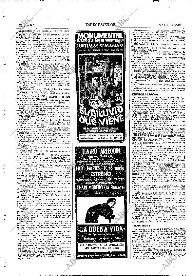 ABC MADRID 27-05-1980 página 88