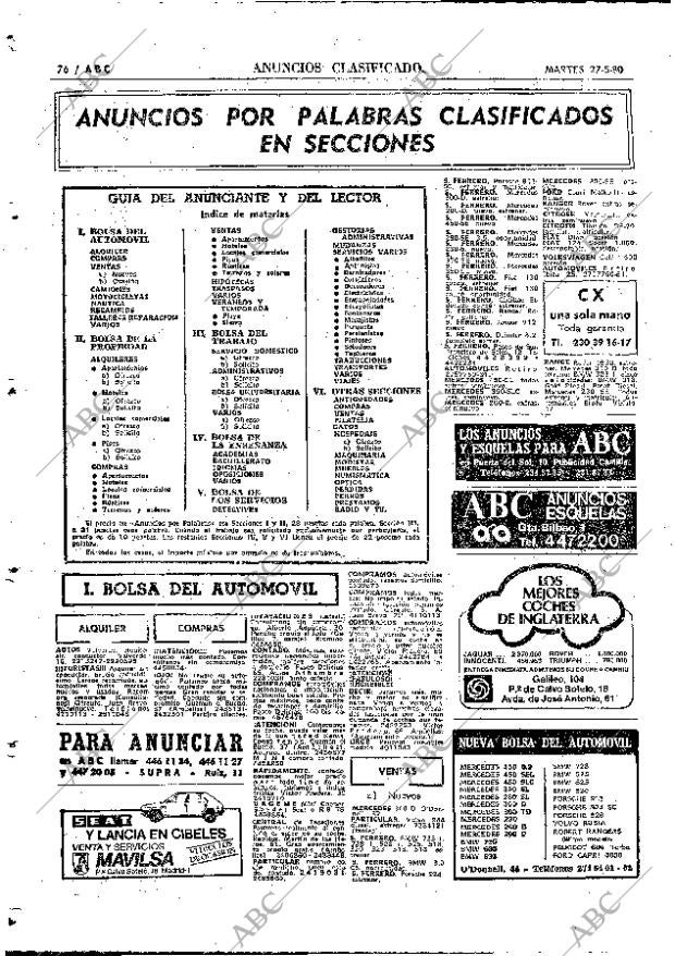 ABC MADRID 27-05-1980 página 92