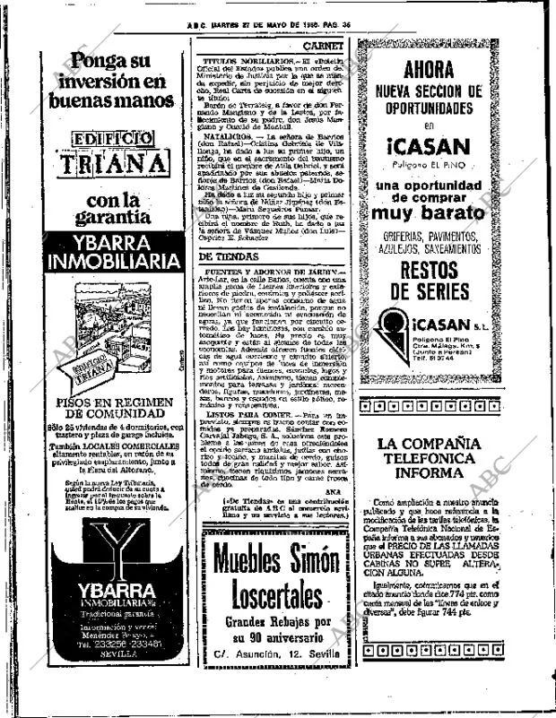 ABC SEVILLA 27-05-1980 página 58