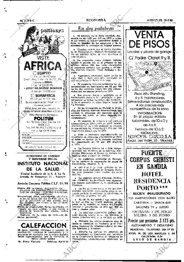 ABC MADRID 28-05-1980 página 58