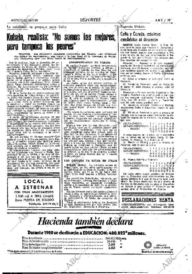 ABC MADRID 28-05-1980 página 71