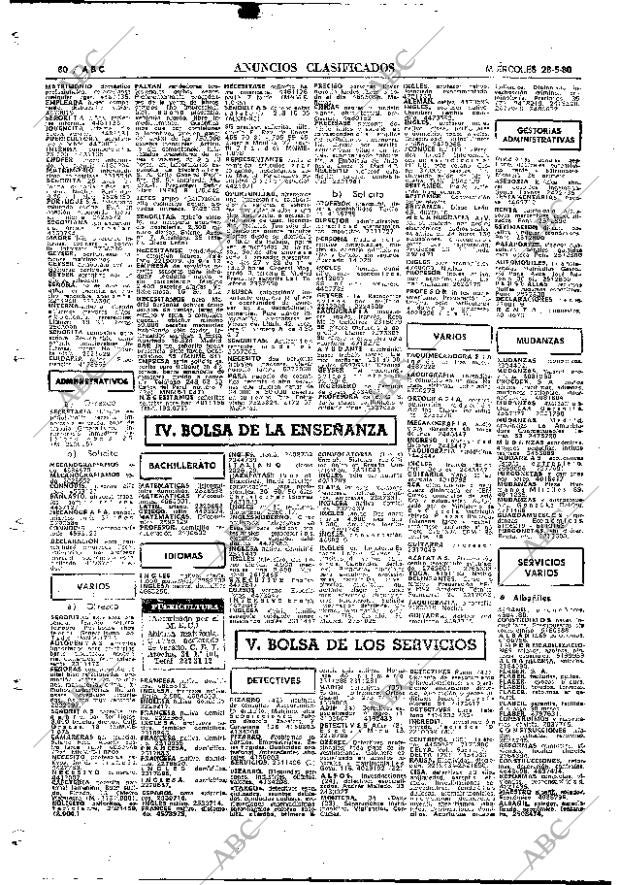 ABC MADRID 28-05-1980 página 92