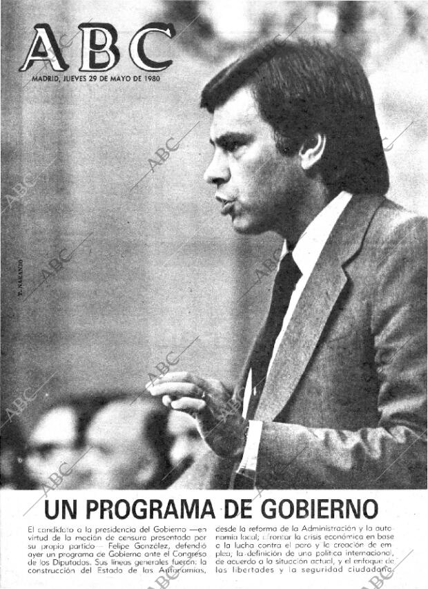 ABC MADRID 29-05-1980 página 1